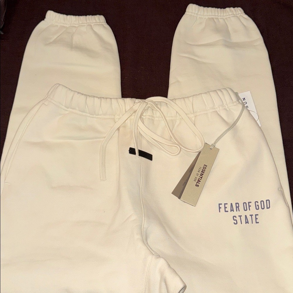 Essentials Fear of God Beige Joggers